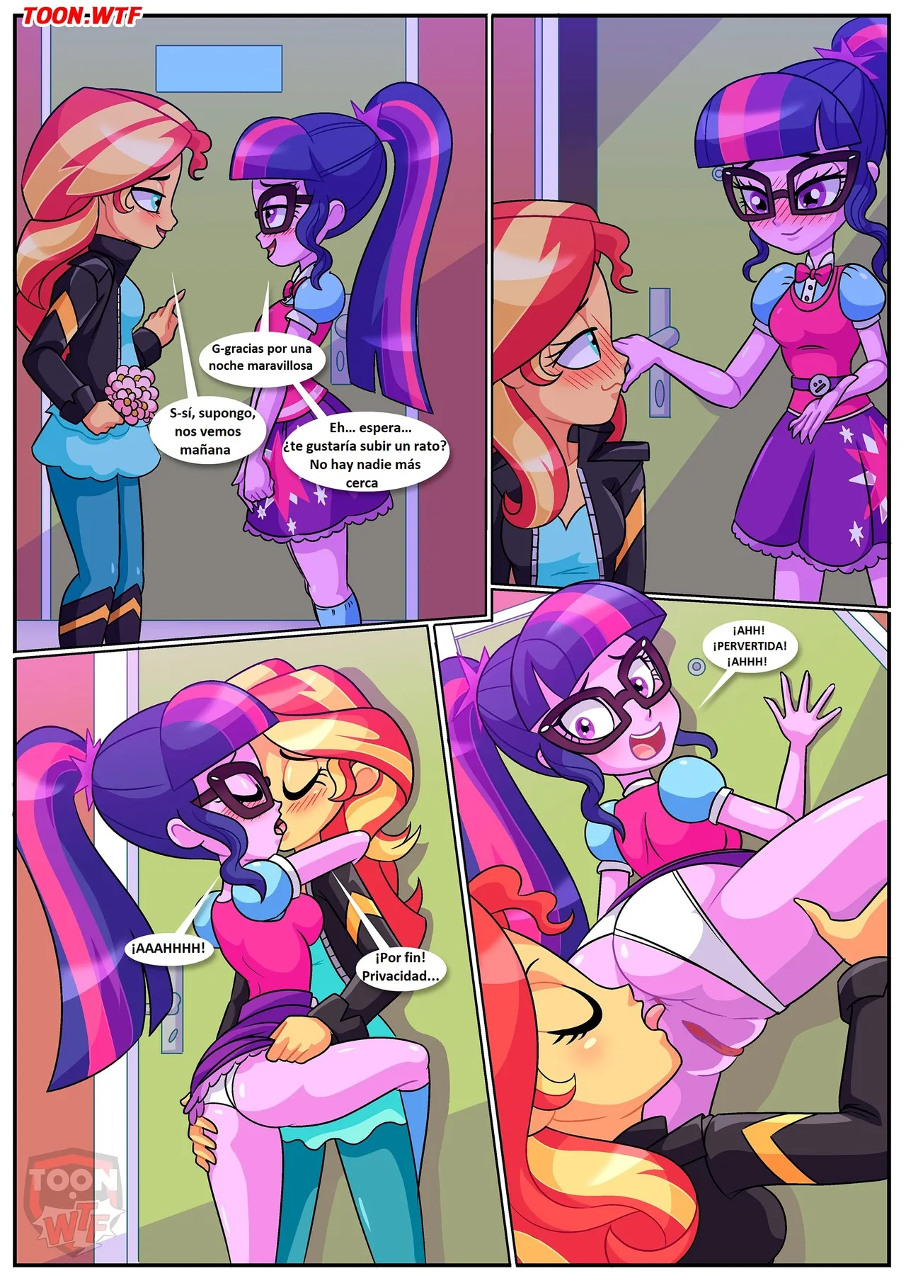 [Palcomix] Mi adorable princesa, yuri es magia (My Little Pony – Equestria Girls)