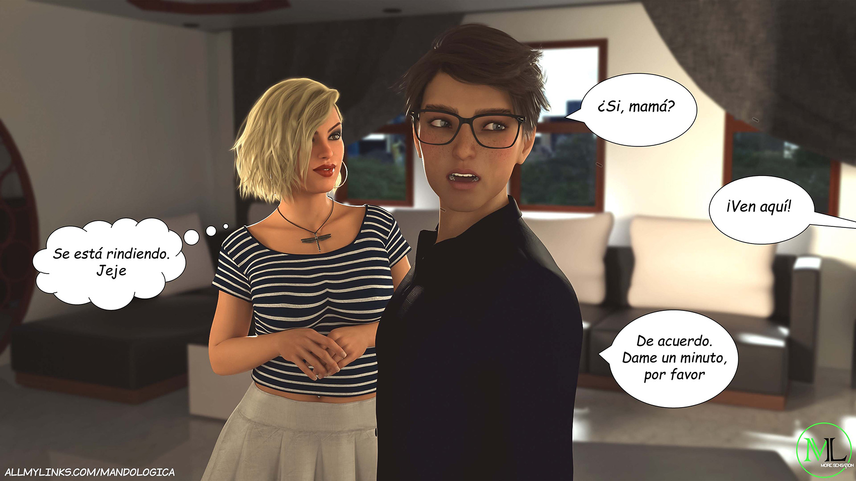 [Mandologica] FORBIDDEN Flames parte 6 (Comic Porn)