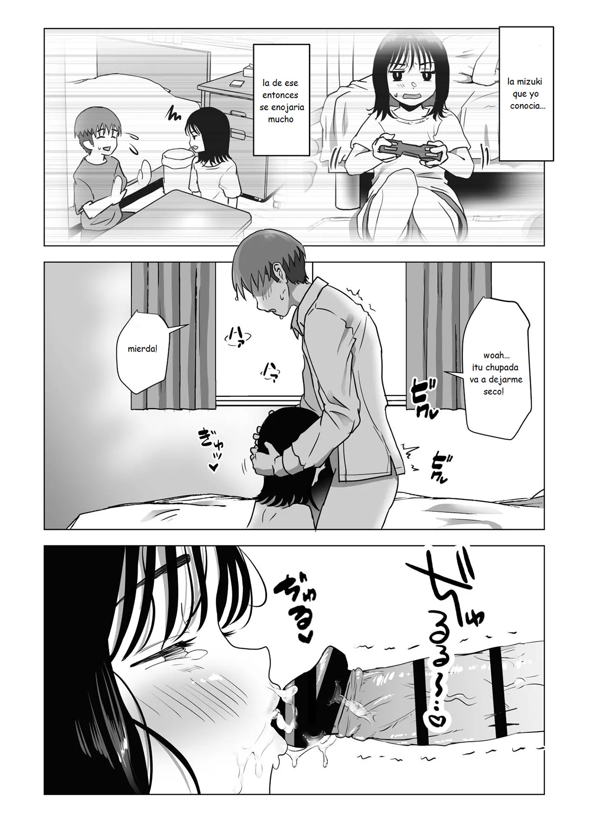 [Mochichimaru] Mi AMIGA de la INFANCIA de GRANDES PECHOS y mi HERMANO se han estado comportando raro (Comic Porn)