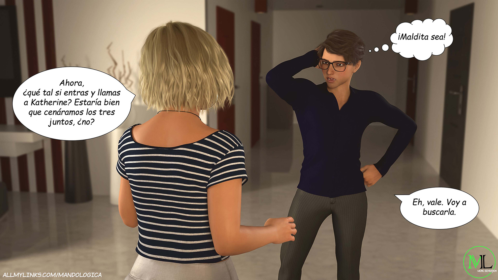 [Mandologica] FORBIDDEN Flames parte 6 (Comic Porn)