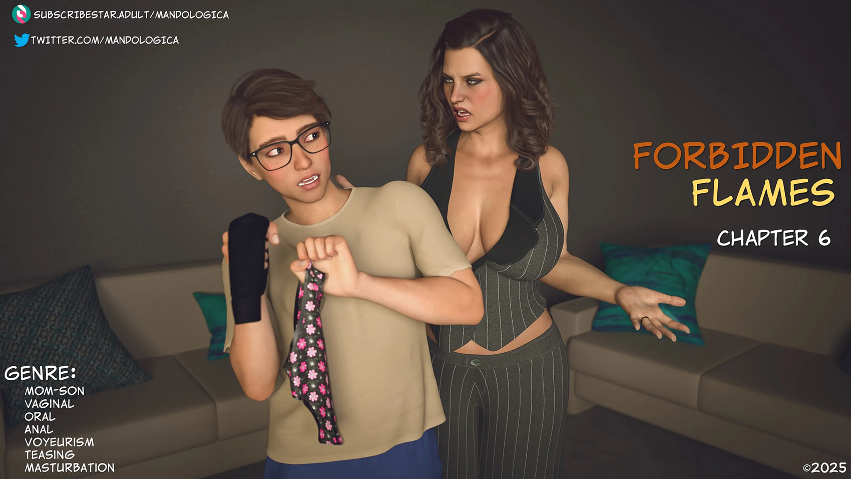 [Mandologica] FORBIDDEN Flames parte 6 (Comic Porn)