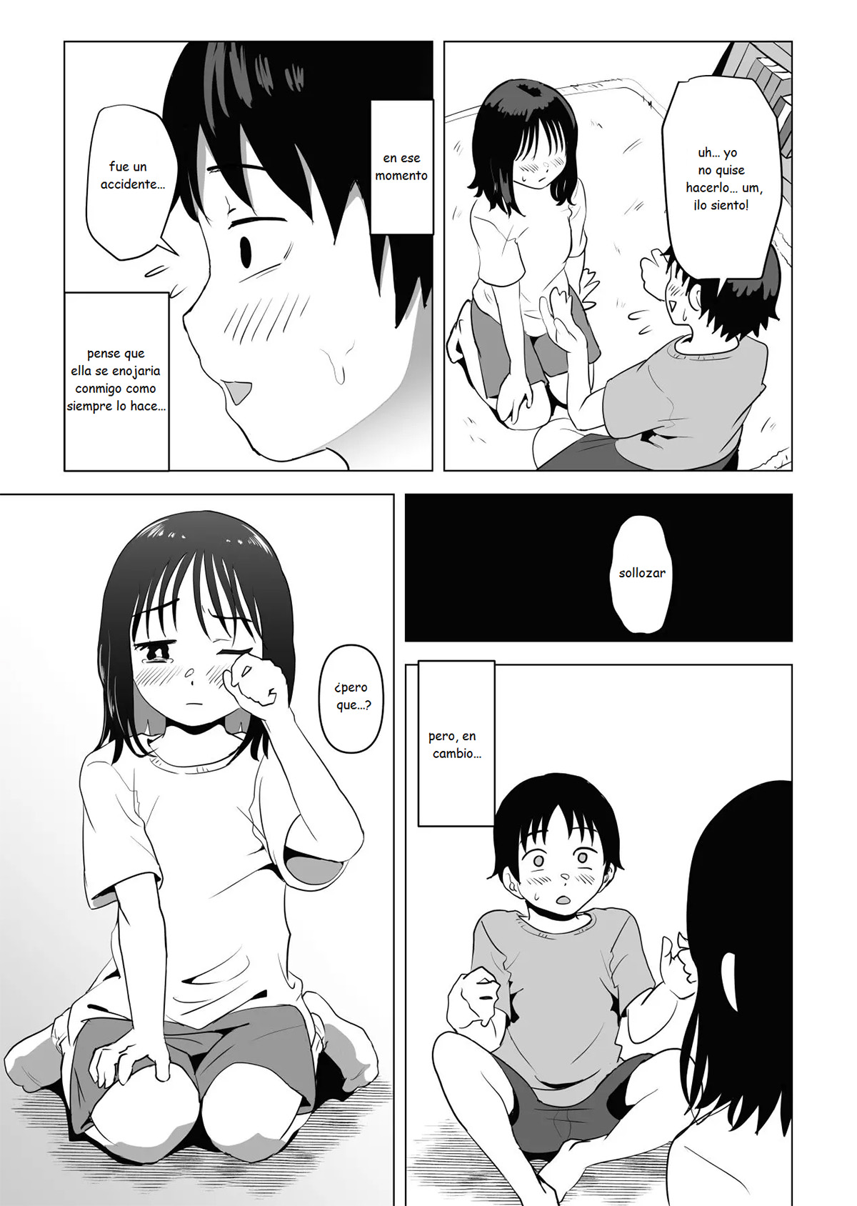 [Mochichimaru] Mi AMIGA de la INFANCIA de GRANDES PECHOS y mi HERMANO se han estado comportando raro (Comic Porn)
