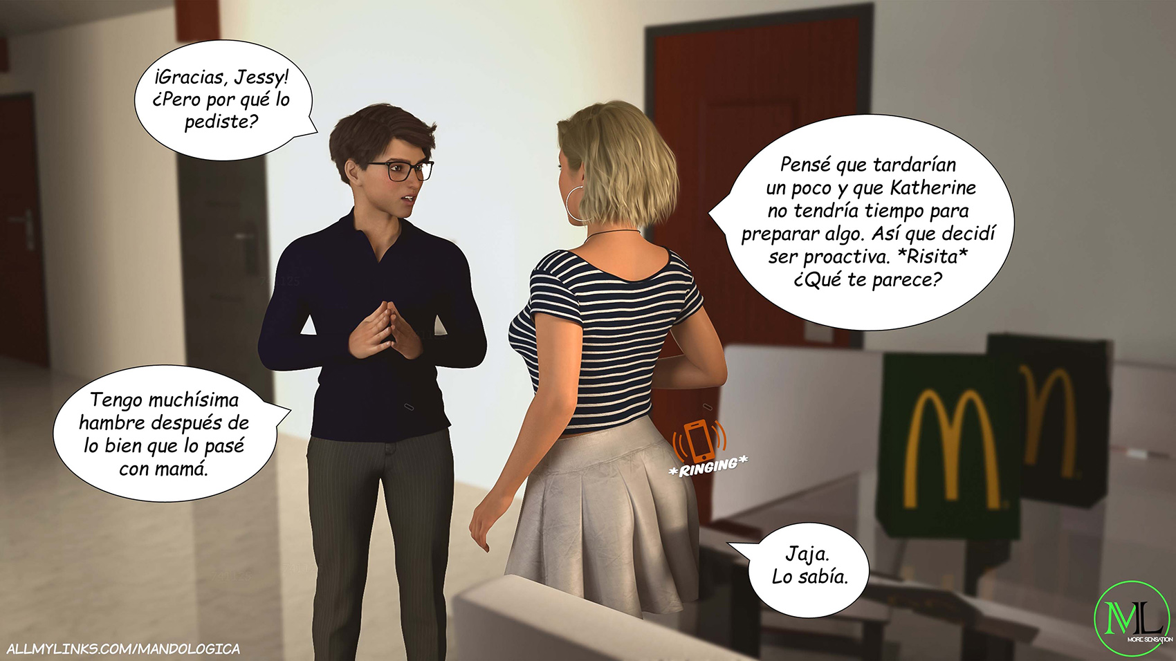 [Mandologica] FORBIDDEN Flames parte 6 (Comic Porn)