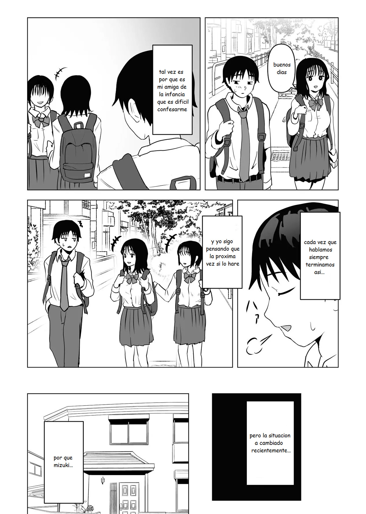 [Mochichimaru] Mi AMIGA de la INFANCIA de GRANDES PECHOS y mi HERMANO se han estado comportando raro (Comic Porn)
