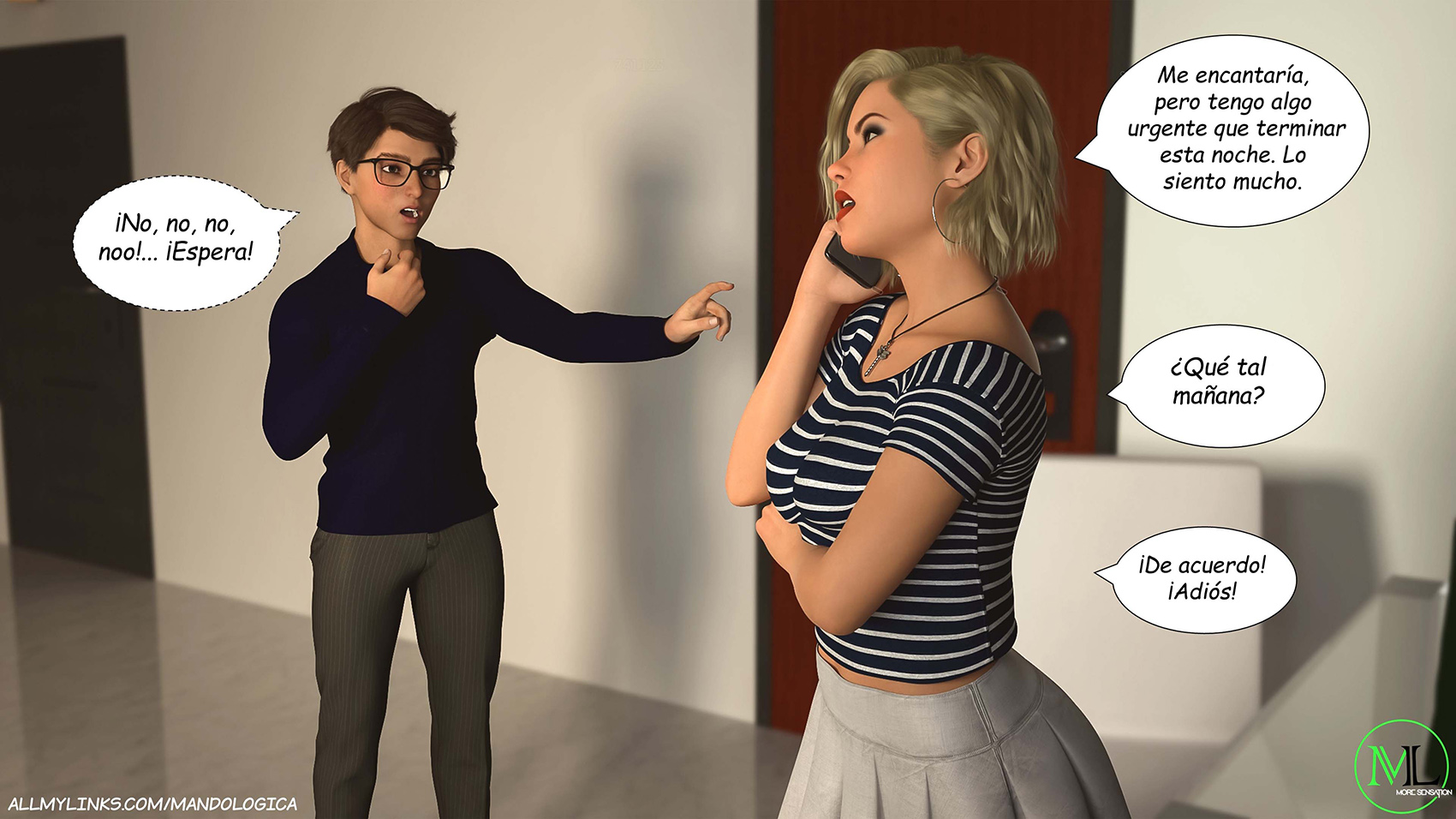 [Mandologica] FORBIDDEN Flames parte 6 (Comic Porn)