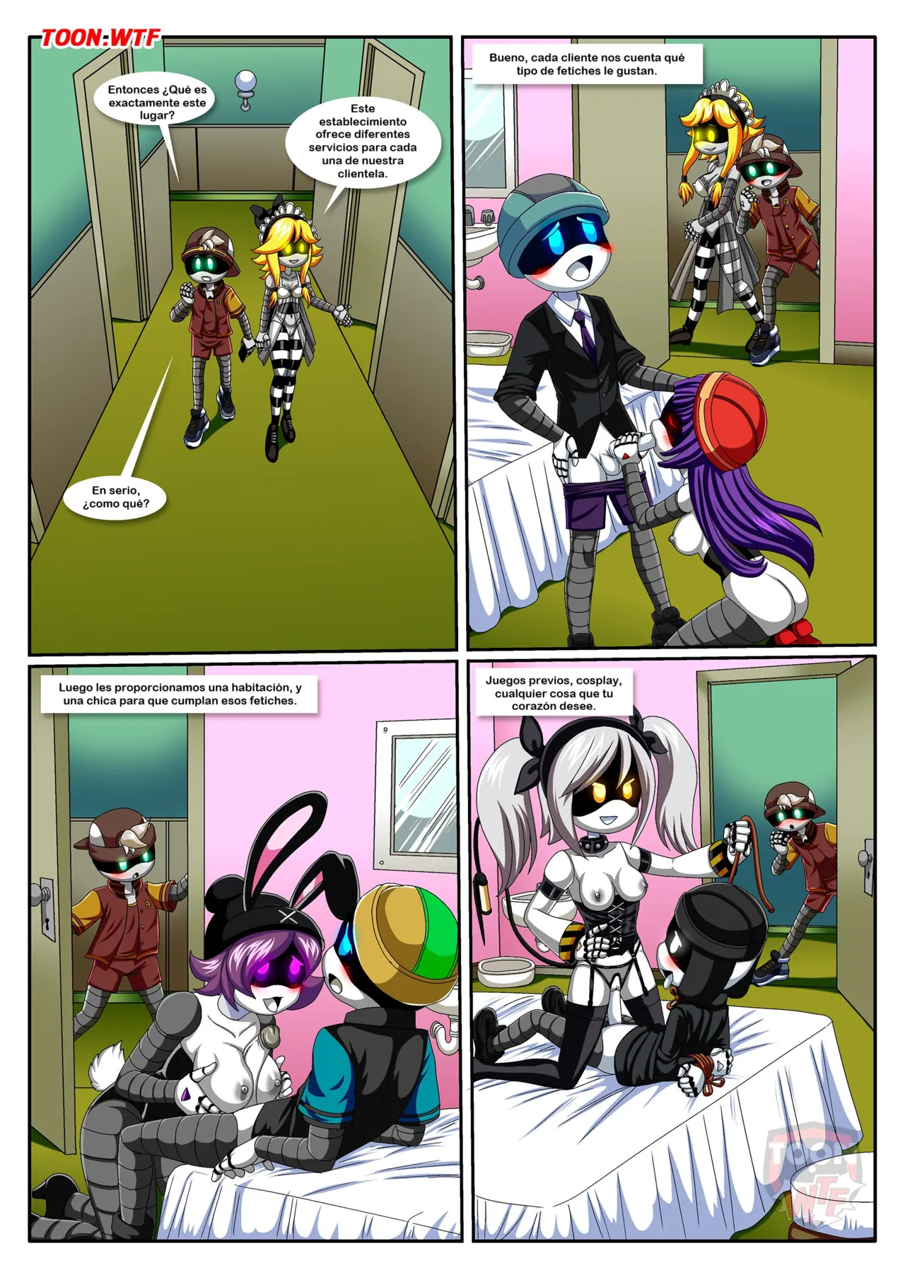 [Palcomix] Pleasure protocol (Murder Drones)