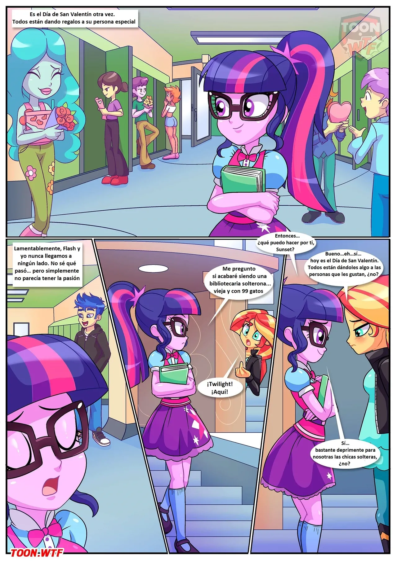 [Palcomix] Mi adorable princesa, yuri es magia (My Little Pony – Equestria Girls)