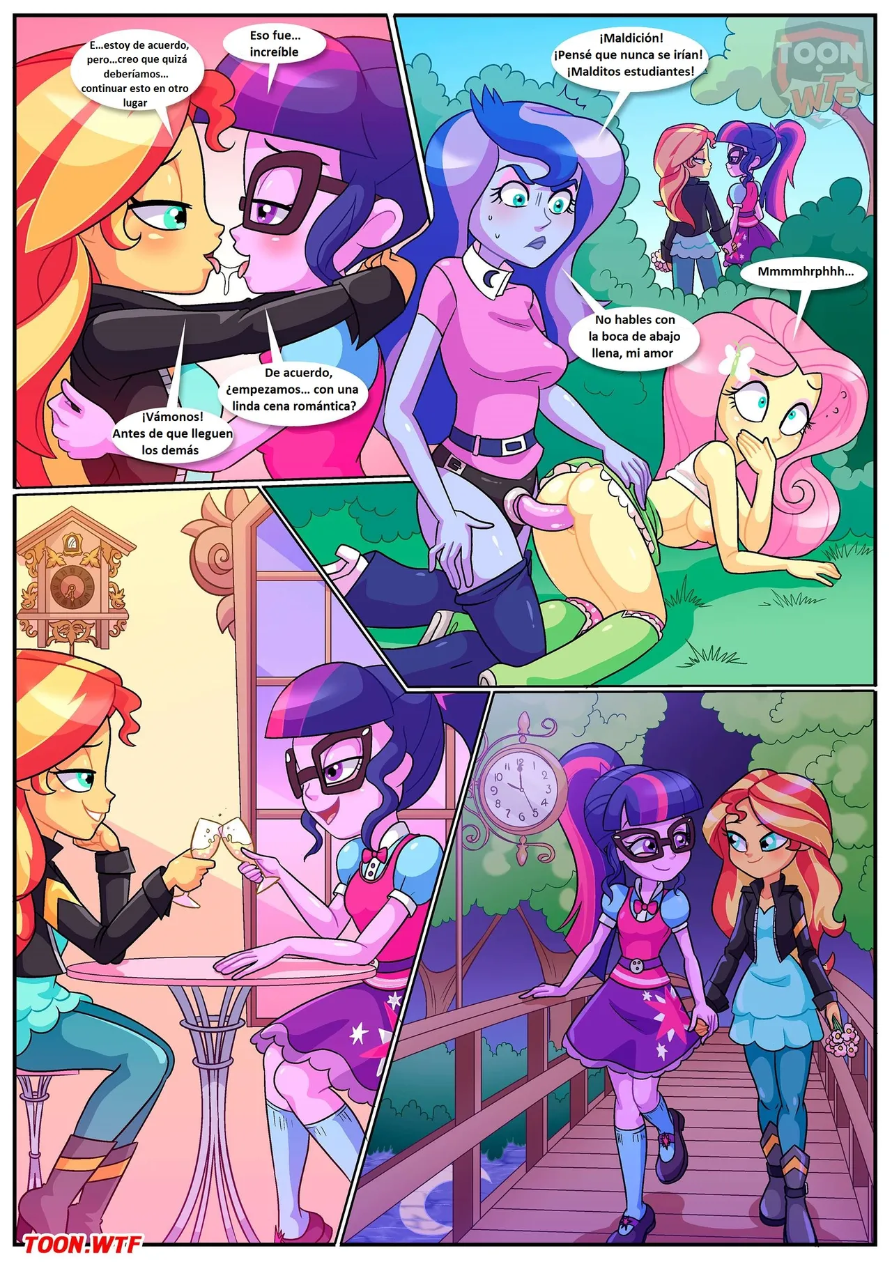 [Palcomix] Mi adorable princesa, yuri es magia (My Little Pony – Equestria Girls)
