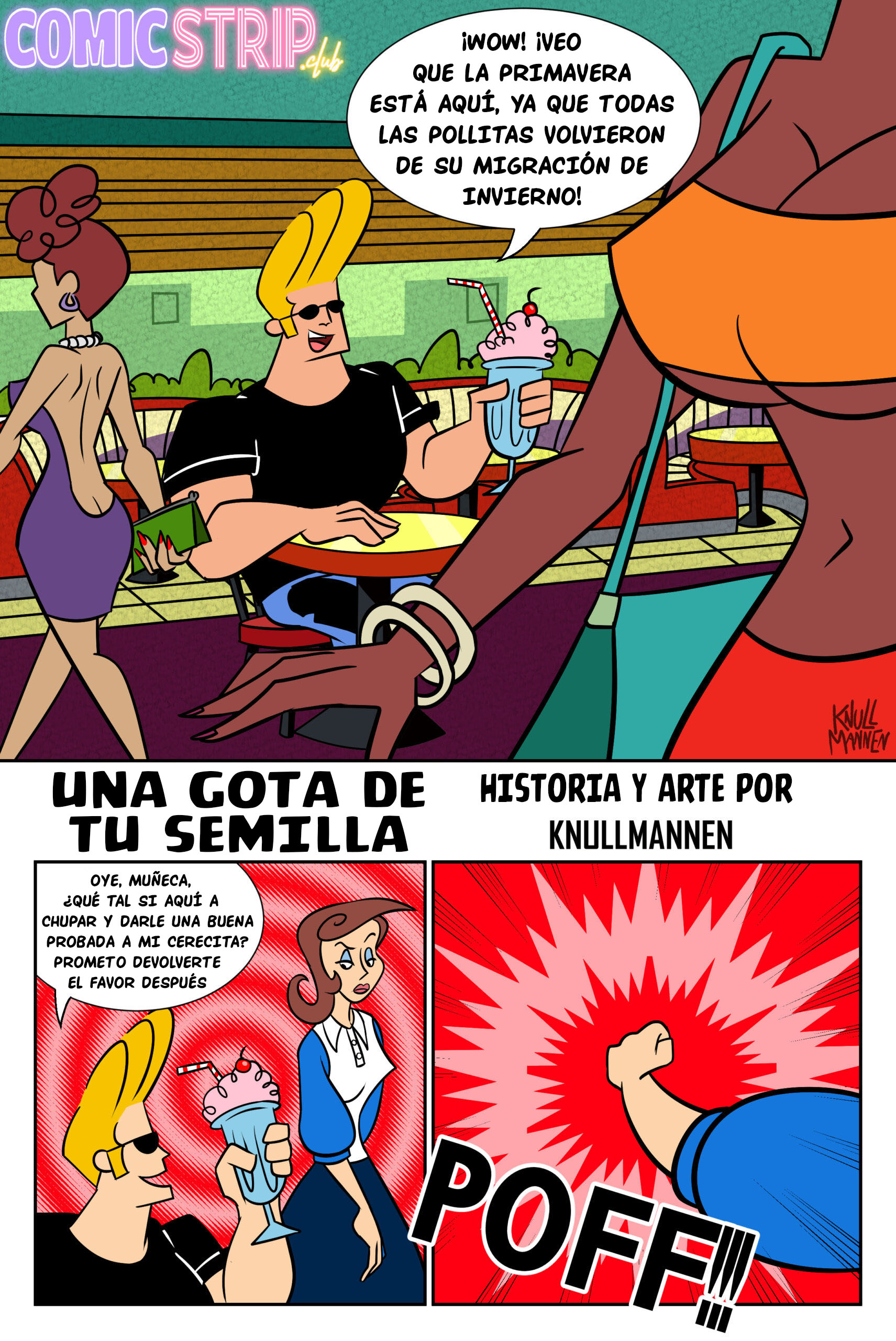 [Knullmannen] Una Gota de tu Semilla (Johnny Bravo)