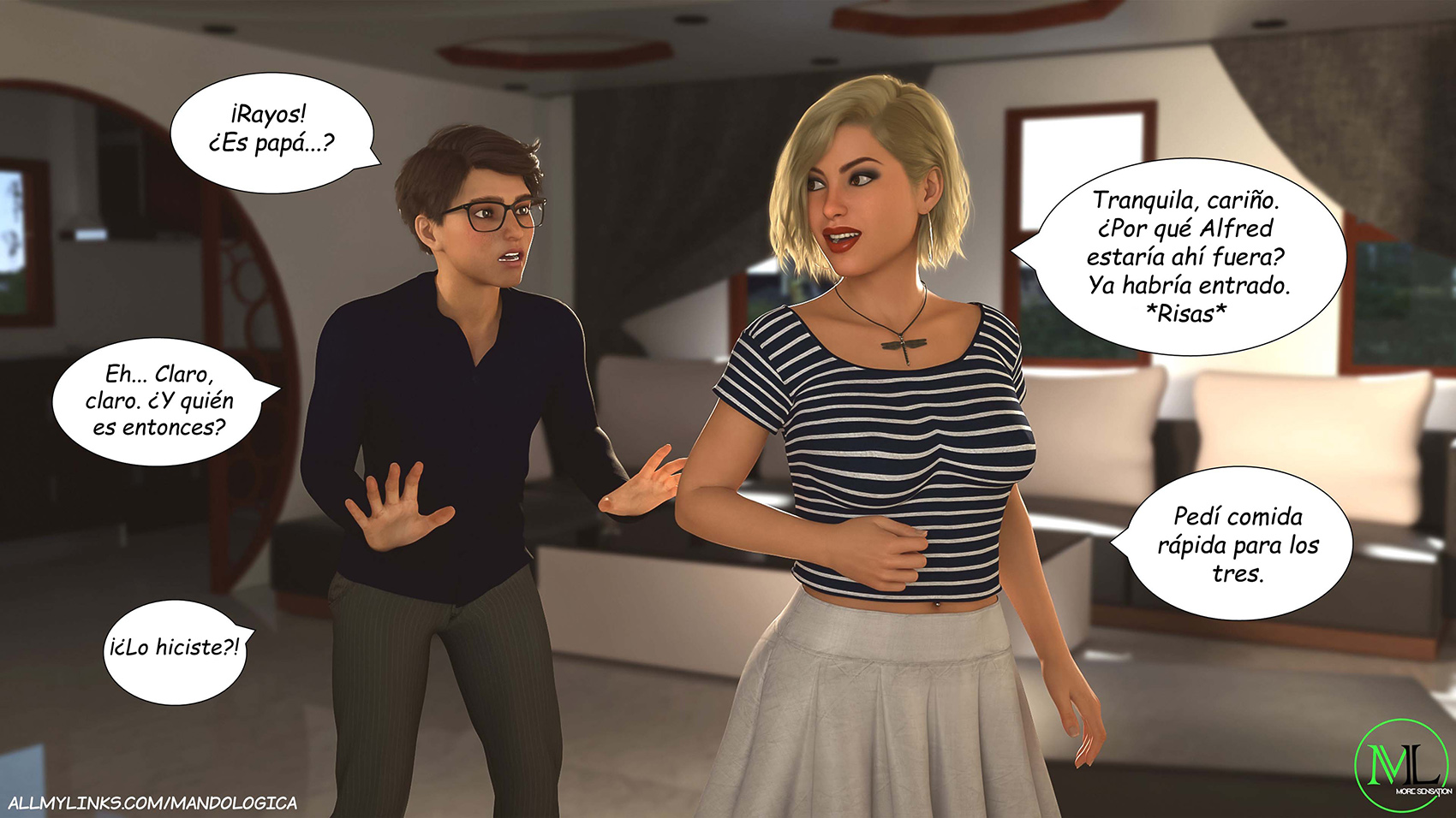 [Mandologica] FORBIDDEN Flames parte 6 (Comic Porn)