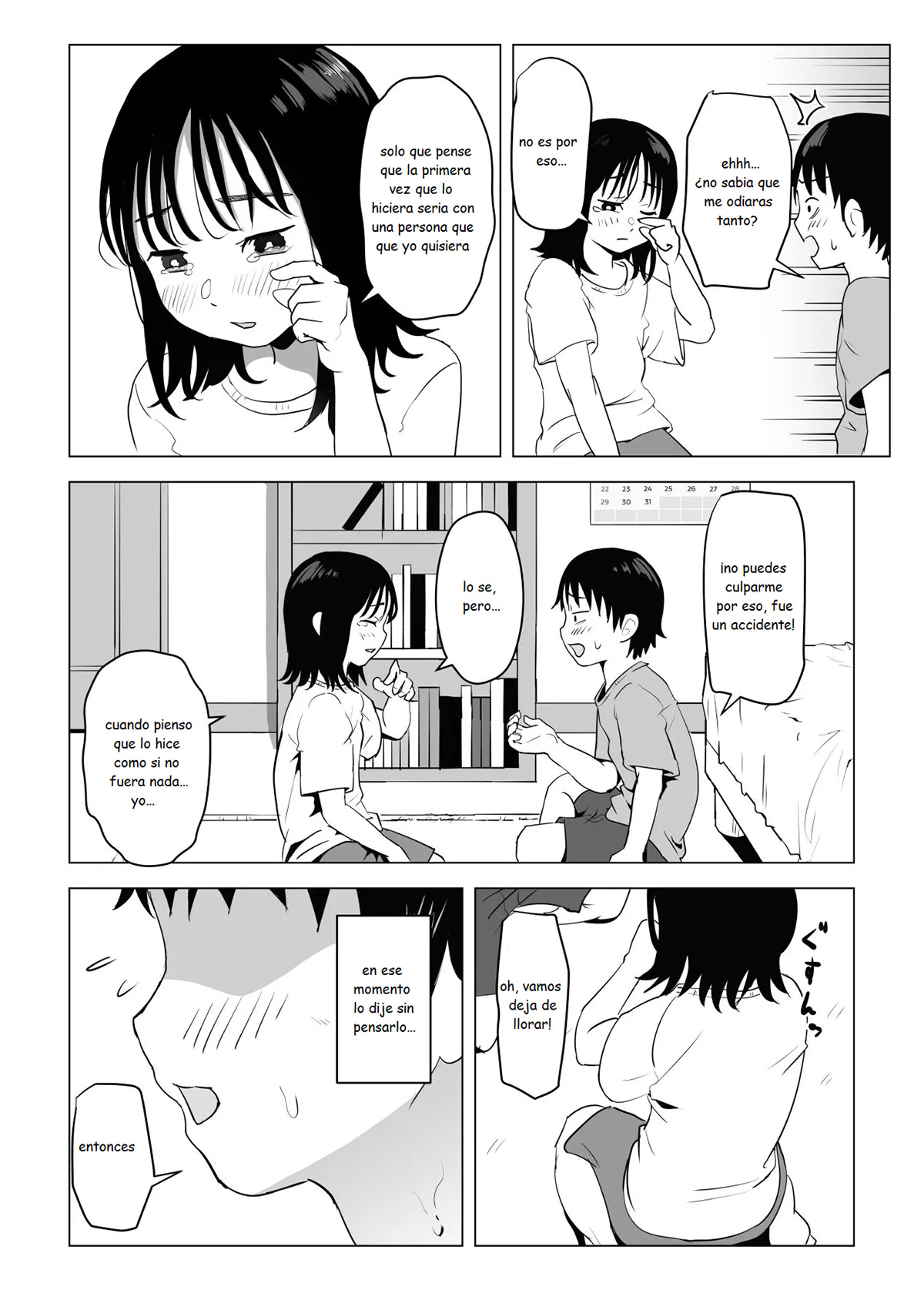 [Mochichimaru] Mi AMIGA de la INFANCIA de GRANDES PECHOS y mi HERMANO se han estado comportando raro (Comic Porn)