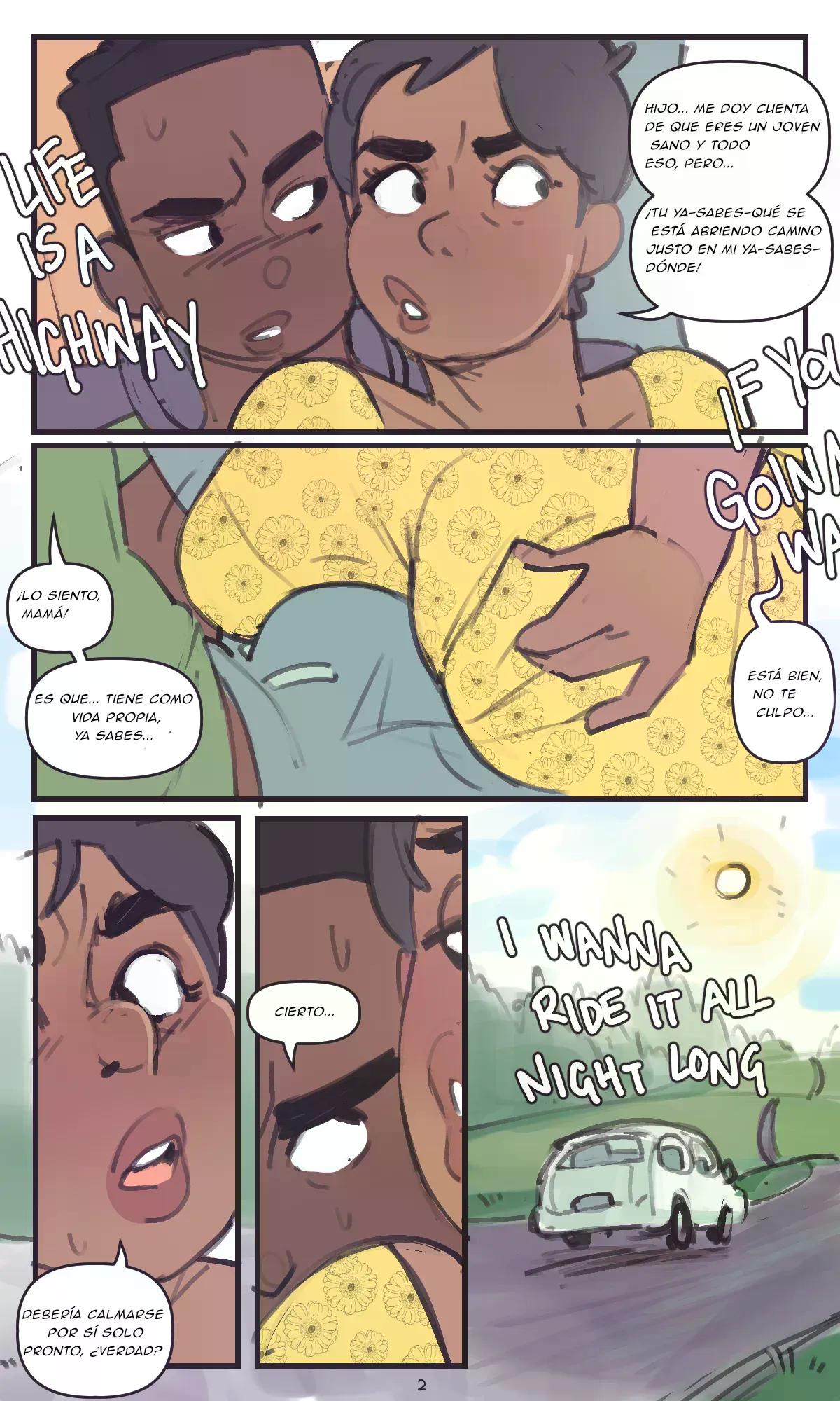 [Not Enough Milk] BACKSEAT Rider (Comic Porn)