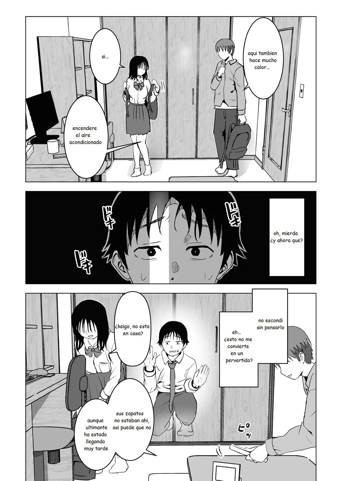 [Mochichimaru] Mi AMIGA de la INFANCIA de GRANDES PECHOS y mi HERMANO se han estado comportando raro (Comic Porn)