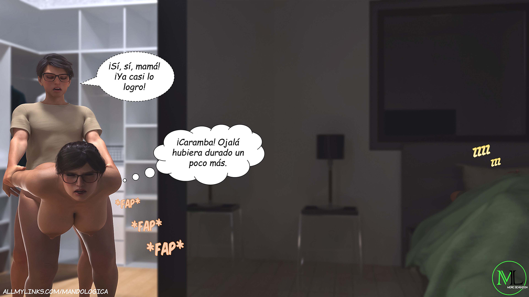 [Mandologica] FORBIDDEN Flames parte 6 (Comic Porn)