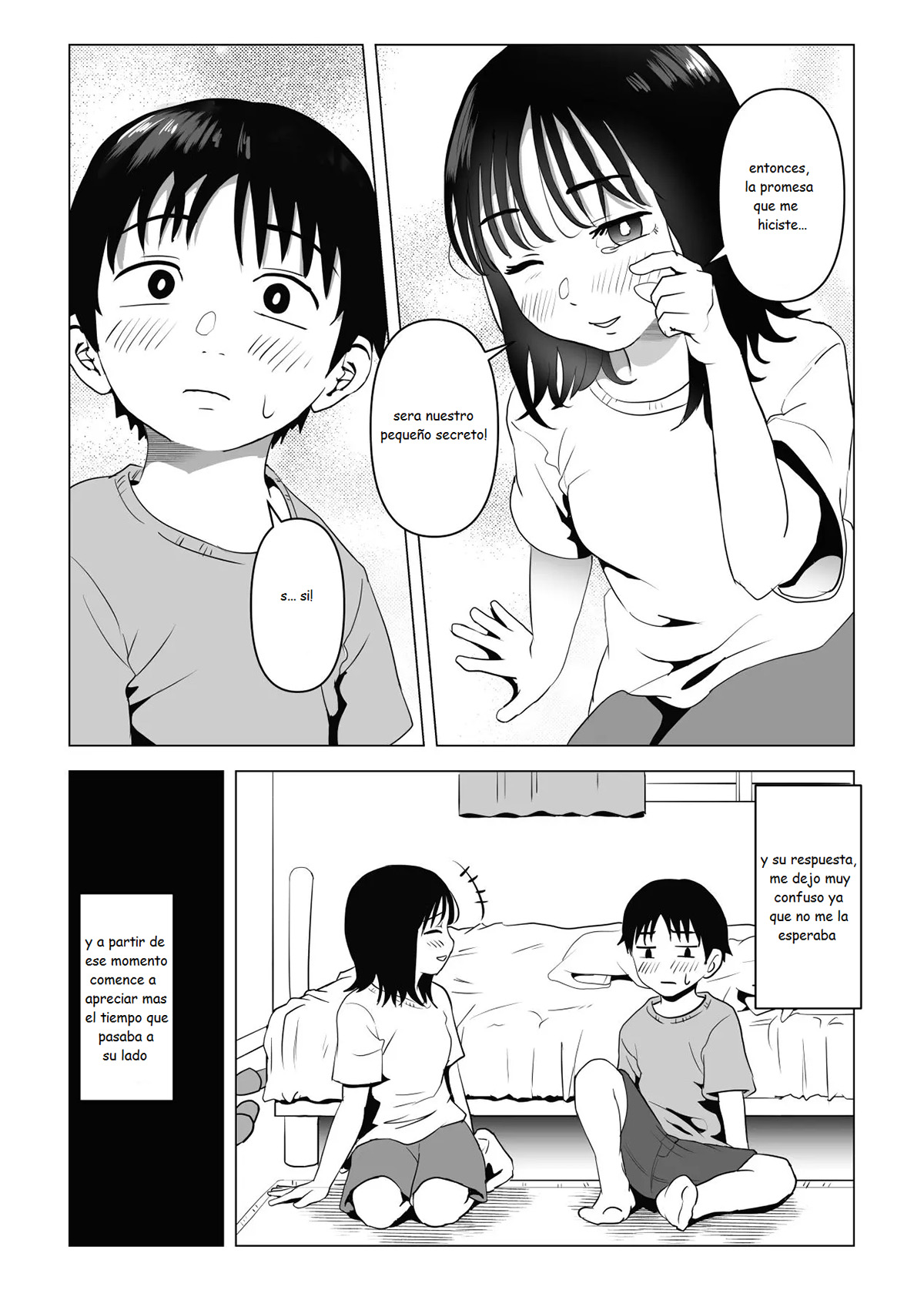 [Mochichimaru] Mi AMIGA de la INFANCIA de GRANDES PECHOS y mi HERMANO se han estado comportando raro (Comic Porn)
