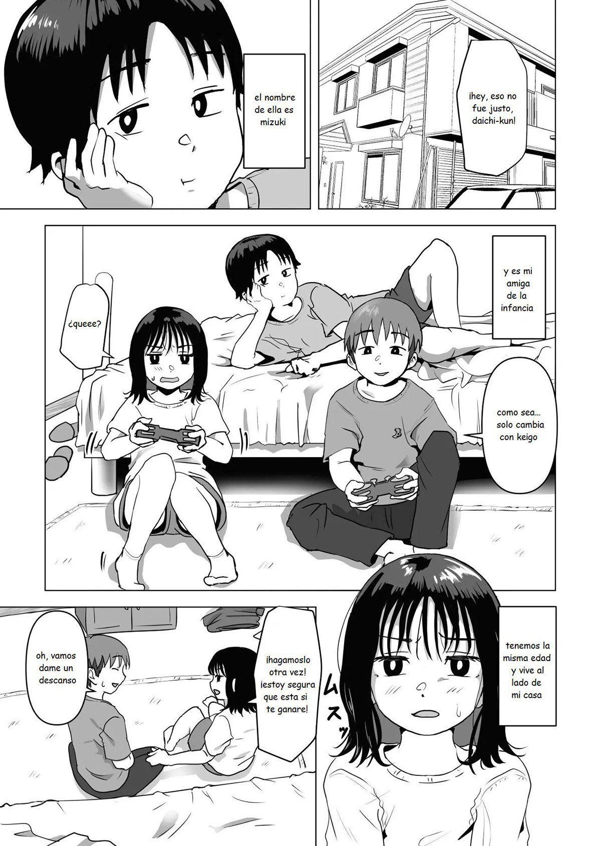 [Mochichimaru] Mi AMIGA de la INFANCIA de GRANDES PECHOS y mi HERMANO se han estado comportando raro (Comic Porn)