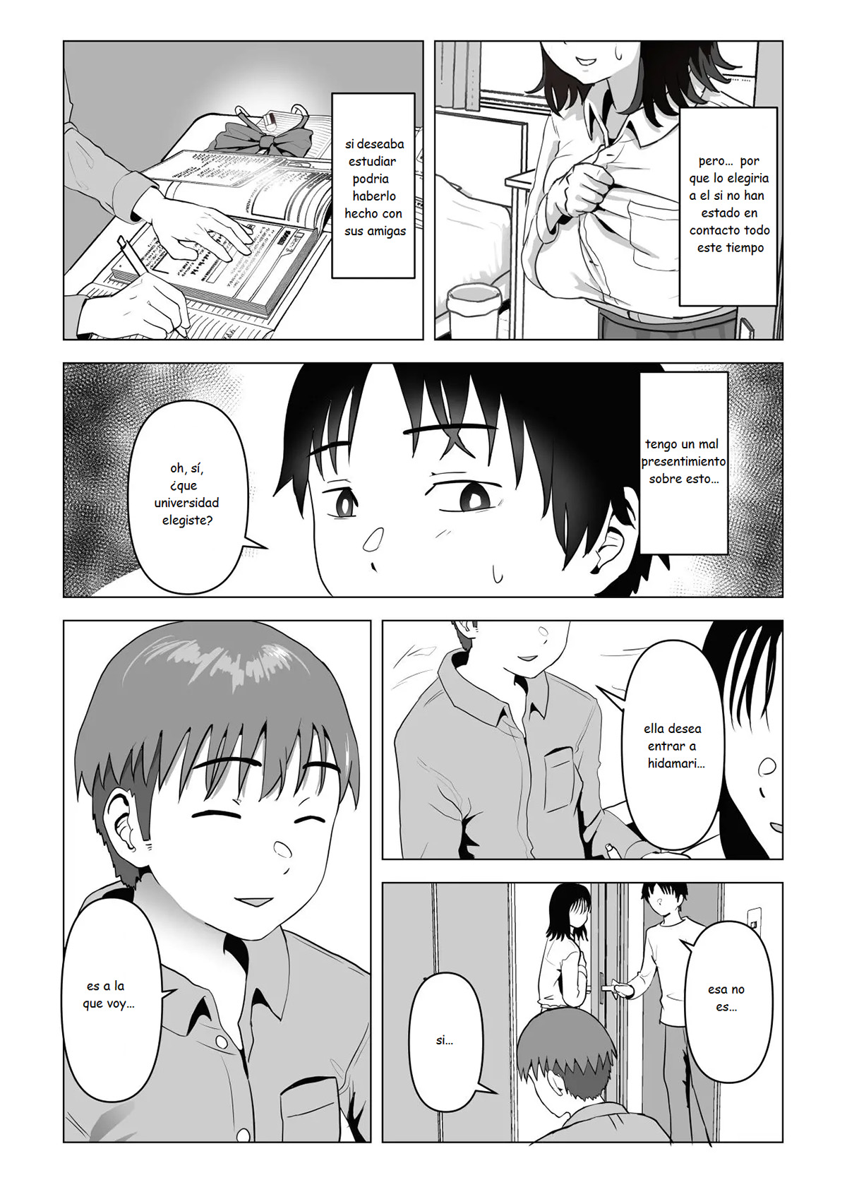 [Mochichimaru] Mi AMIGA de la INFANCIA de GRANDES PECHOS y mi HERMANO se han estado comportando raro (Comic Porn)