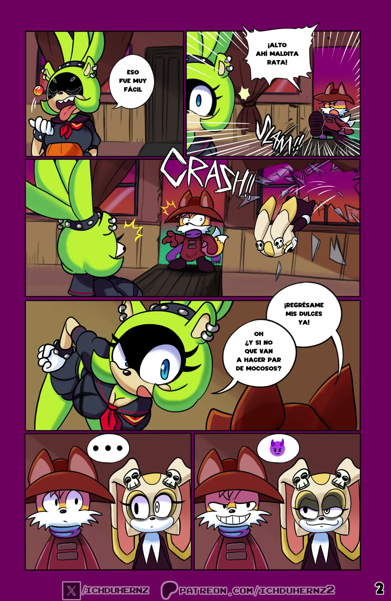 [Ichduhernz] Tails & Cream Halloween Moment (Sonic the Hedgehog)