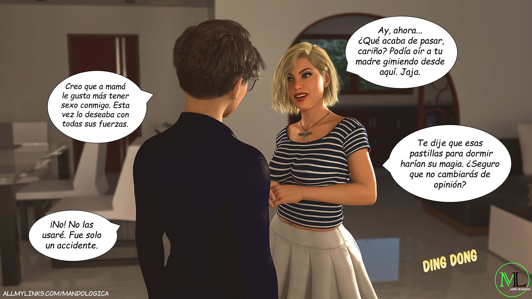 [Mandologica] FORBIDDEN Flames parte 6 (Comic Porn)