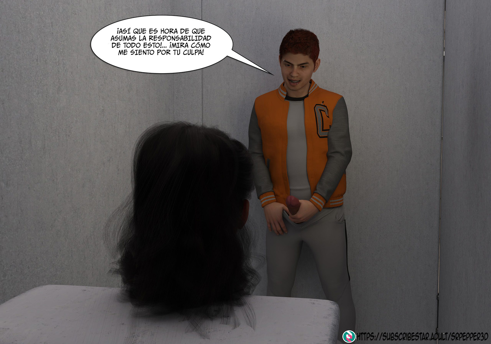 [Sr.Pepper] My TEACHER is my STEPMOM parte 1 (Comic Porn)