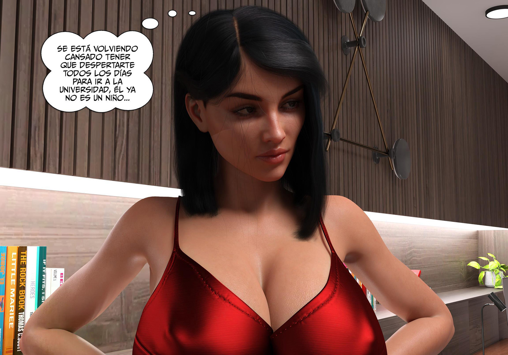 [Sr.Pepper] My TEACHER is my STEPMOM parte 1 (Comic Porn)