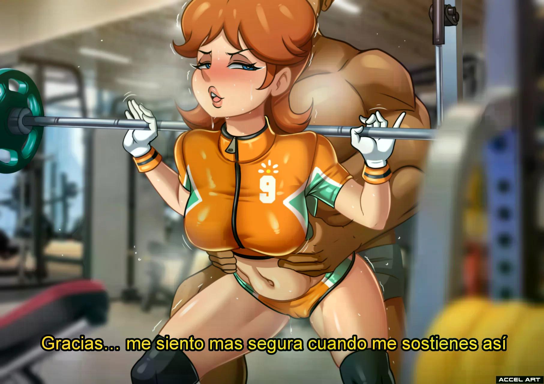 [Accel Art] Waifu Cast – DAISYS Workout Regimen (Mario Strikers)