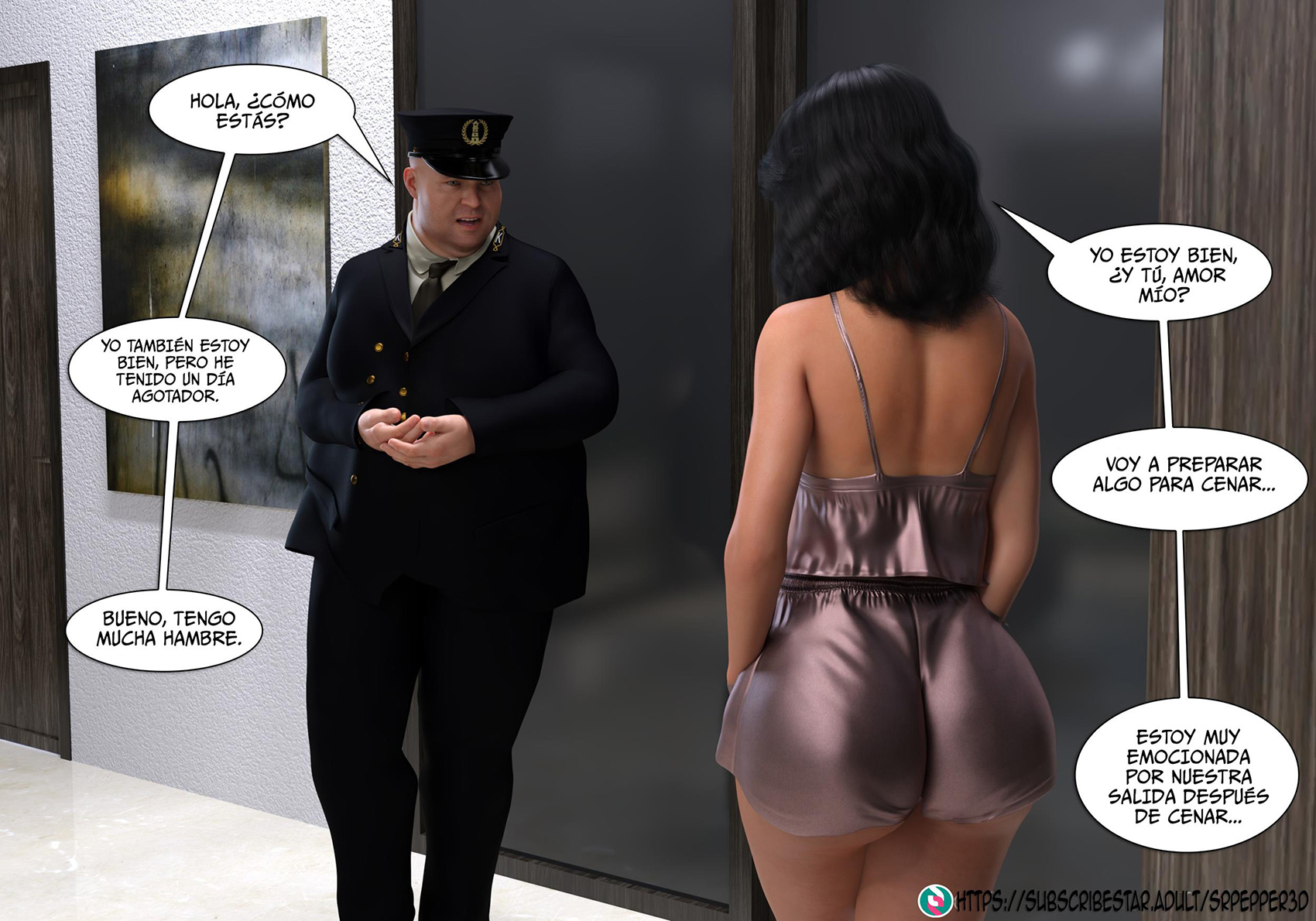 [Sr.Pepper] My TEACHER is my STEPMOM parte 1 (Comic Porn)