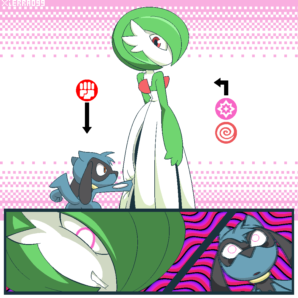 [Xierra099] Riolu learns the Type Chart (Pokémon)