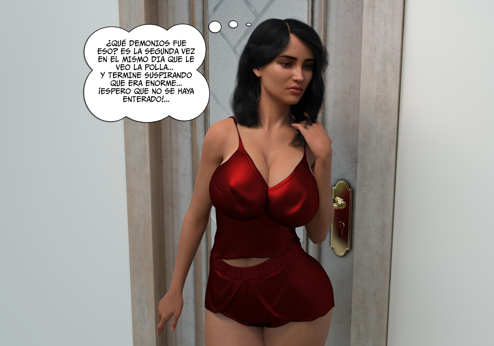 [Sr.Pepper] My TEACHER is my STEPMOM parte 1 (Comic Porn)