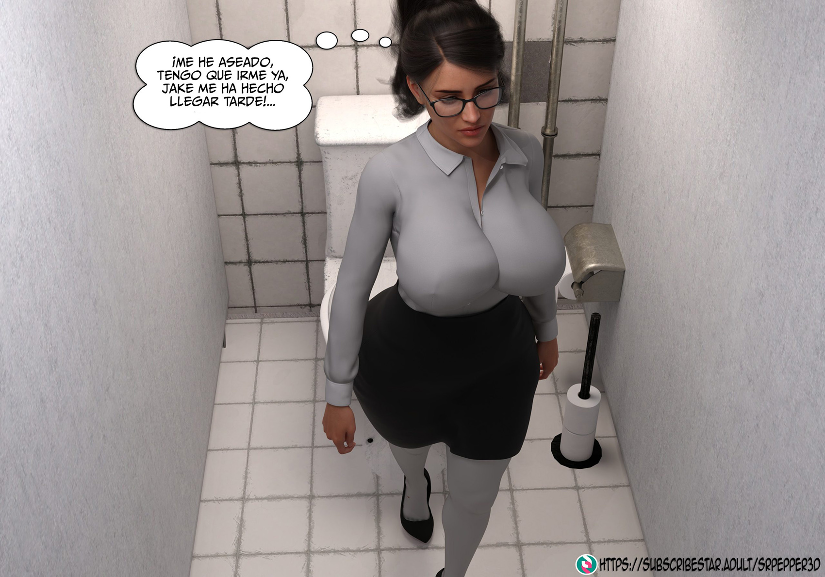 [Sr.Pepper] My TEACHER is my STEPMOM parte 1 (Comic Porn)