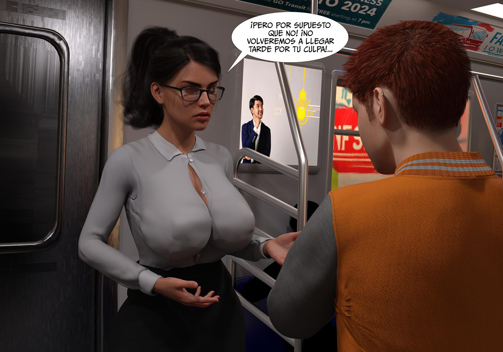 [Sr.Pepper] My TEACHER is my STEPMOM parte 1 (Comic Porn)