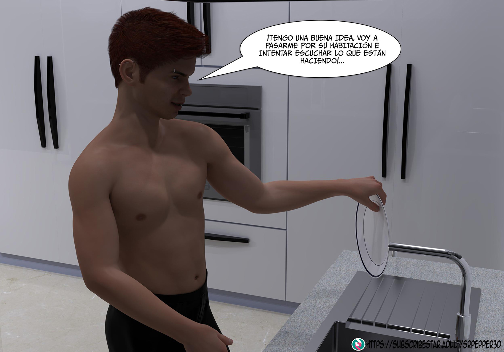[Sr.Pepper] My TEACHER is my STEPMOM parte 1 (Comic Porn)