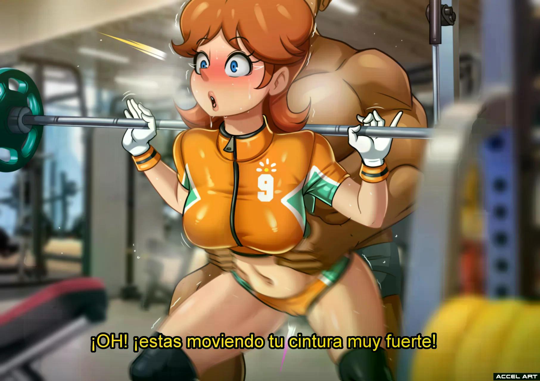 [Accel Art] Waifu Cast – DAISYS Workout Regimen (Mario Strikers)