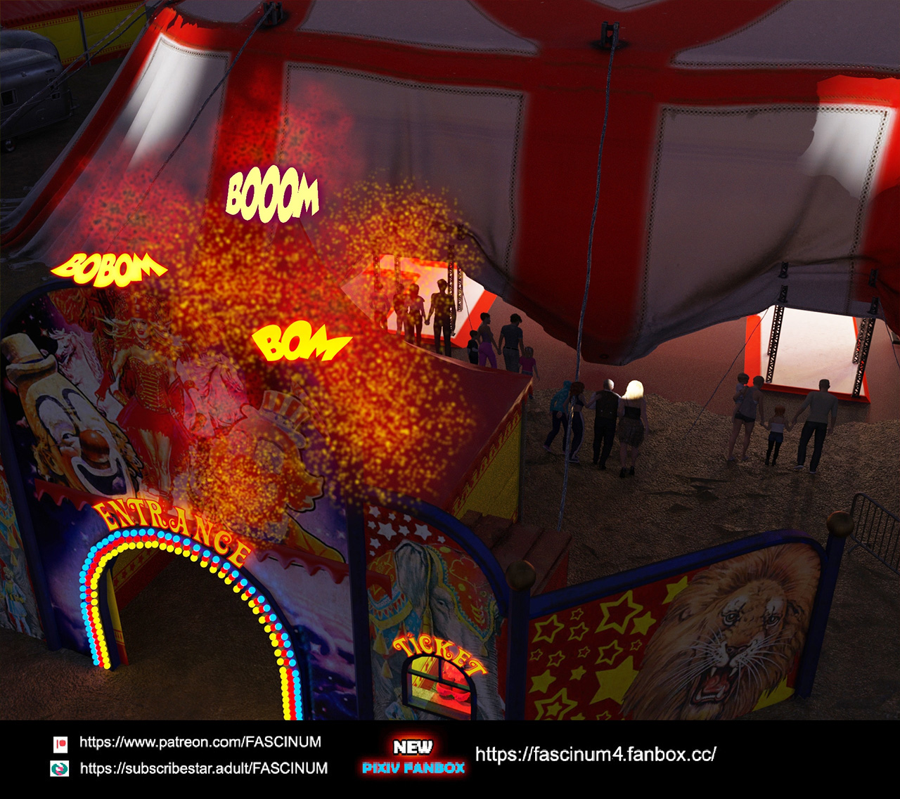 [Fascinum] The Big CARNIVAL CIRCUS parte 1 (Comic Porn)