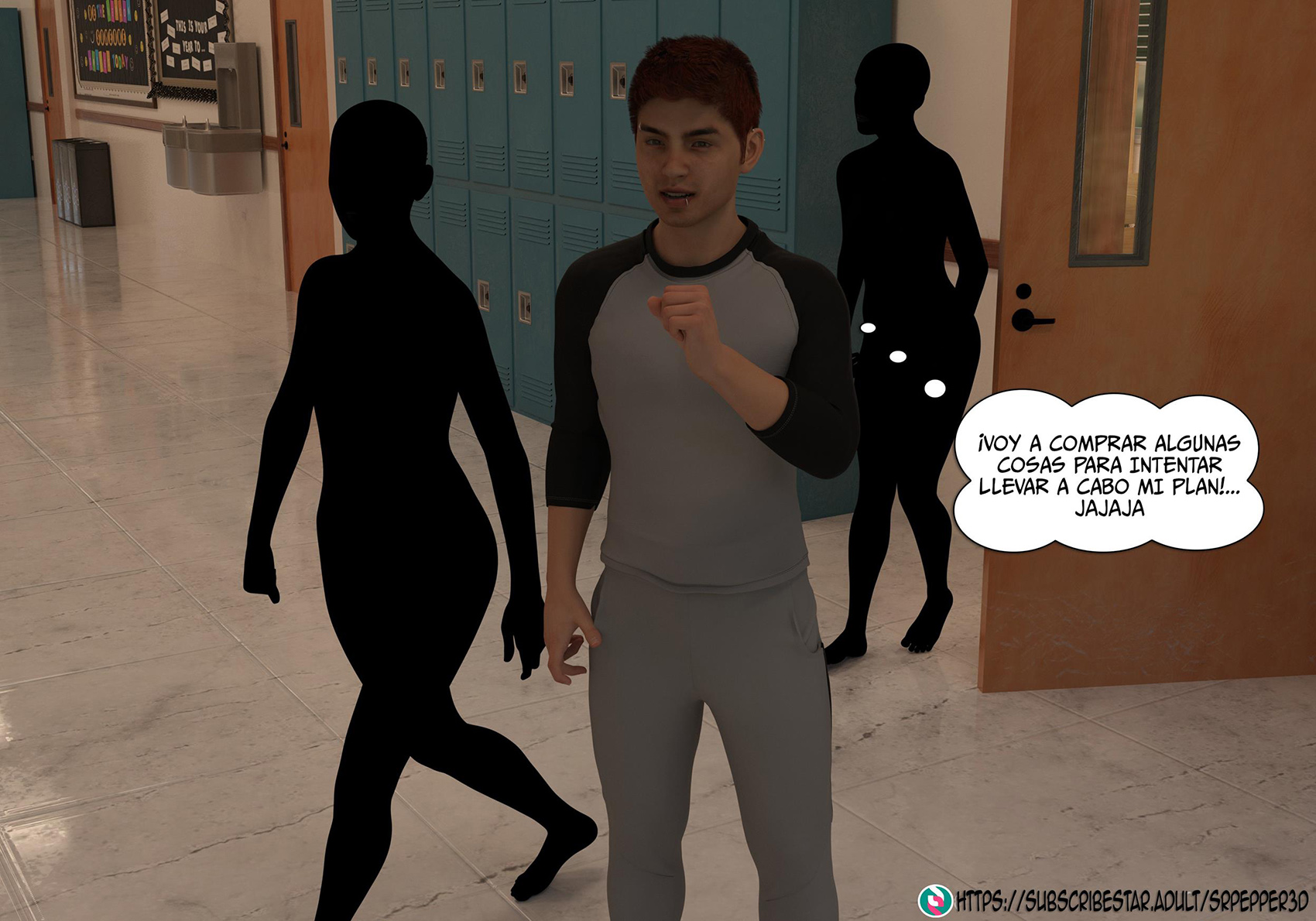 [Sr.Pepper] My TEACHER is my STEPMOM parte 1 (Comic Porn)