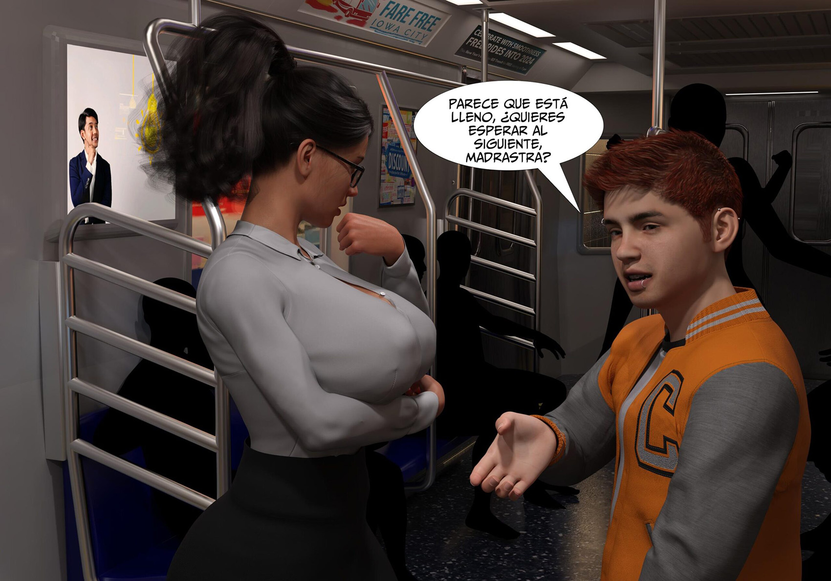 [Sr.Pepper] My TEACHER is my STEPMOM parte 1 (Comic Porn)