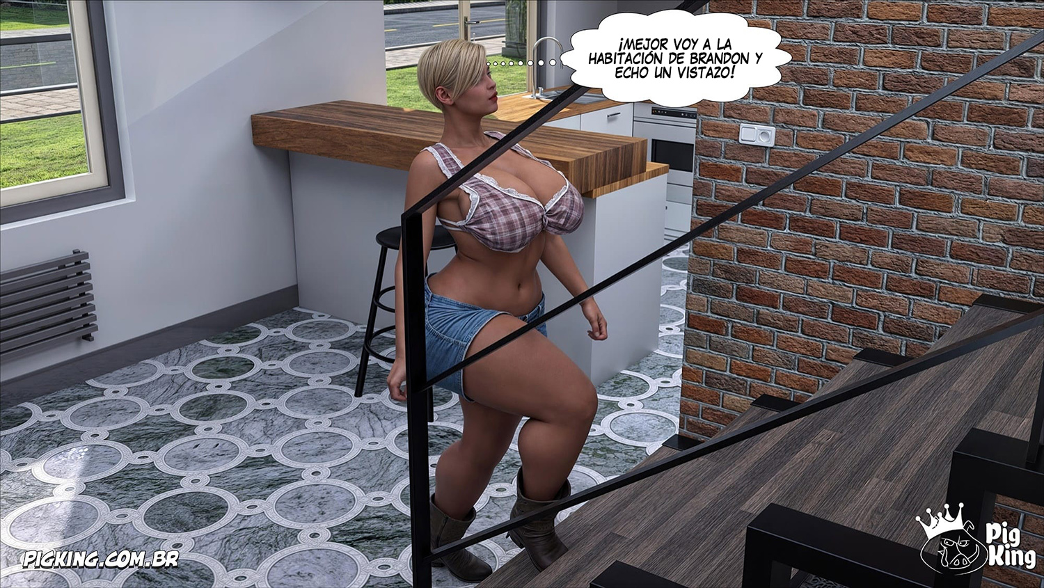 [CrazyDad3D] CAROLINE parte 13 (Comic Porn)