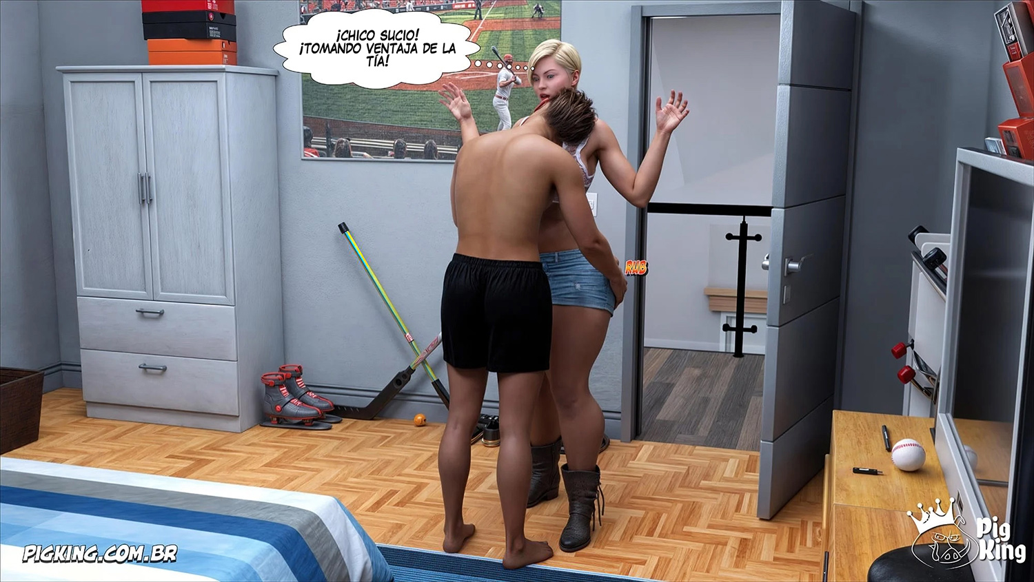 [CrazyDad3D] CAROLINE parte 13 (Comic Porn)