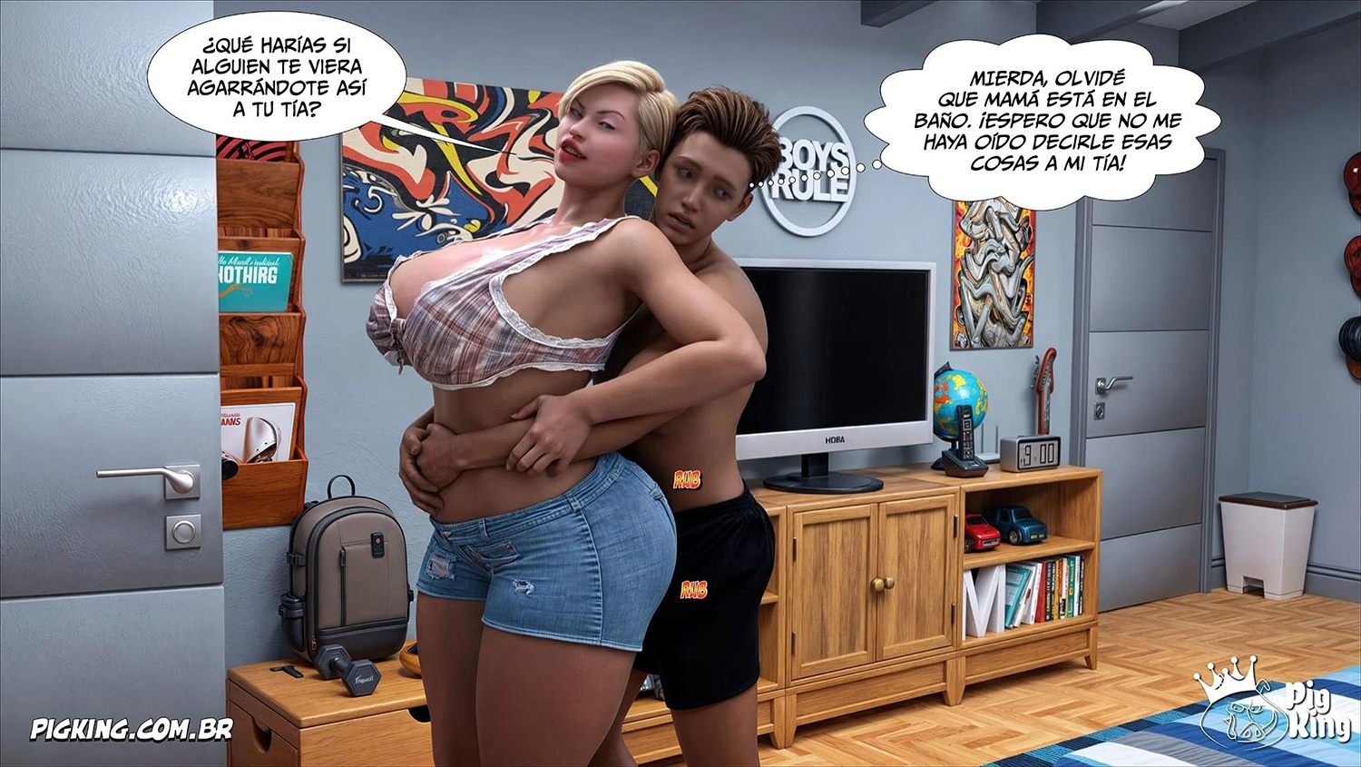 [CrazyDad3D] CAROLINE parte 14 (Comic Porn)
