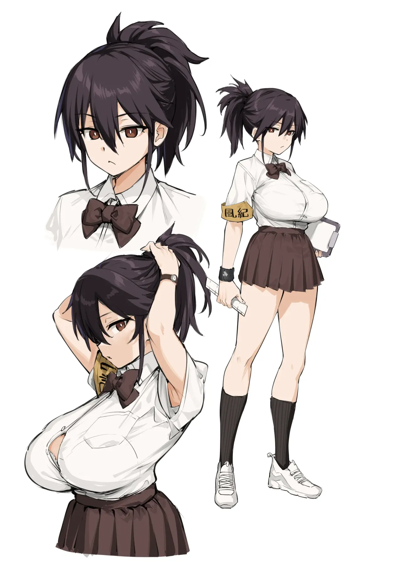 [Hougen] Atarashii Fuuki Iinchou wa Mune ga Ookii to Iu Uwasa ga Aru