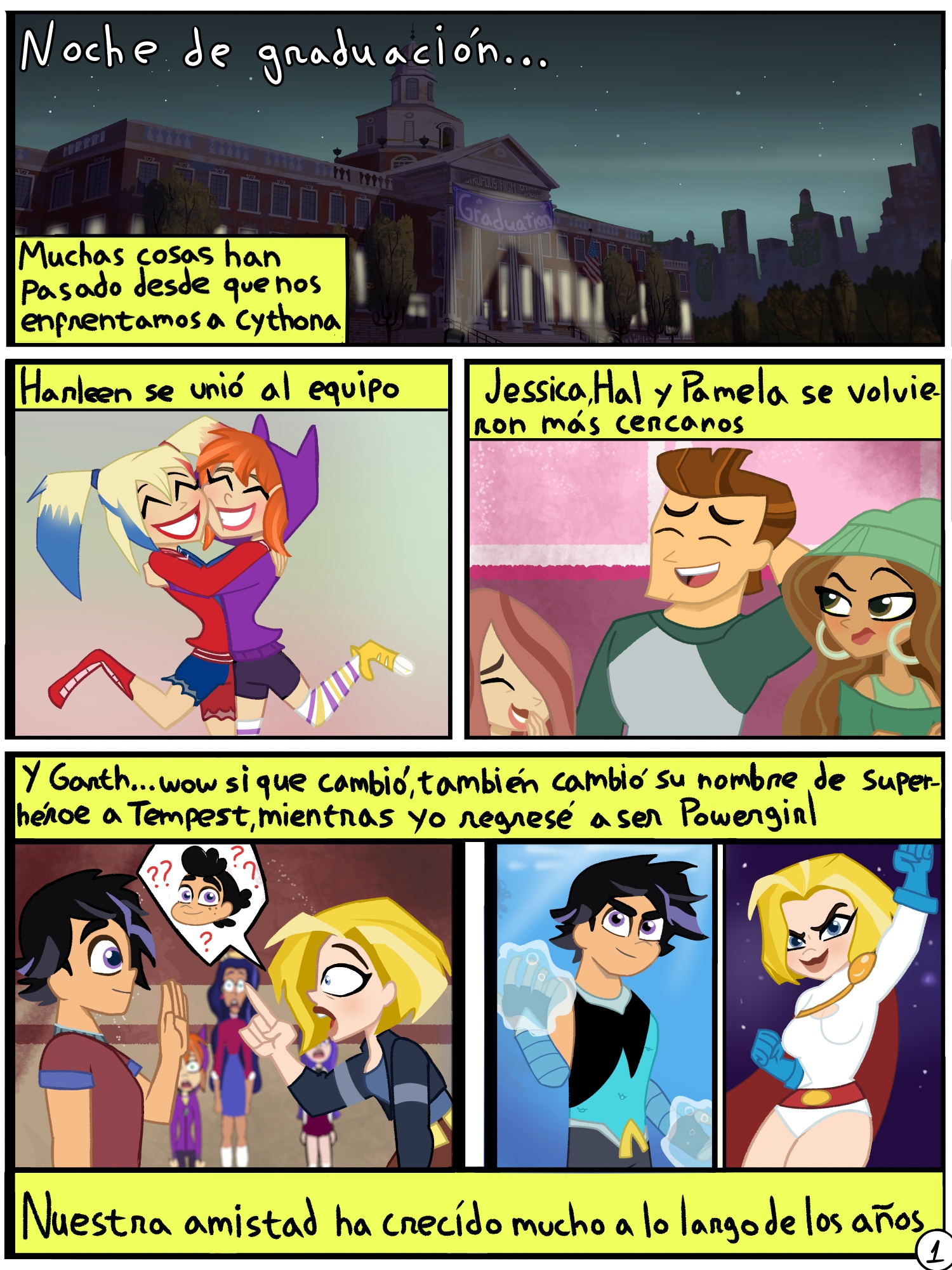 [The Calm Shock] Noche de Graducación (DC Super Hero Girls)