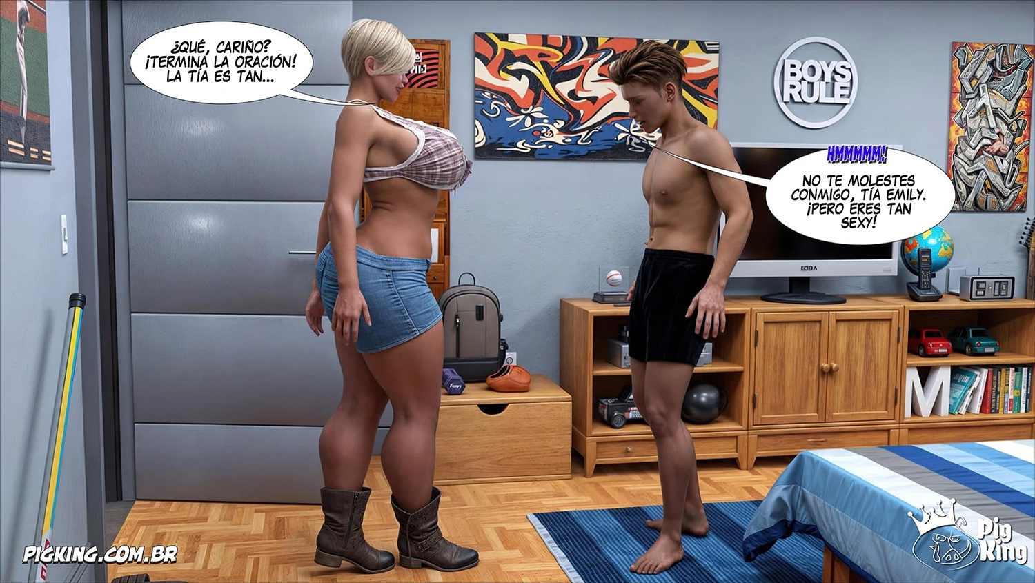 [CrazyDad3D] CAROLINE parte 13 (Comic Porn)