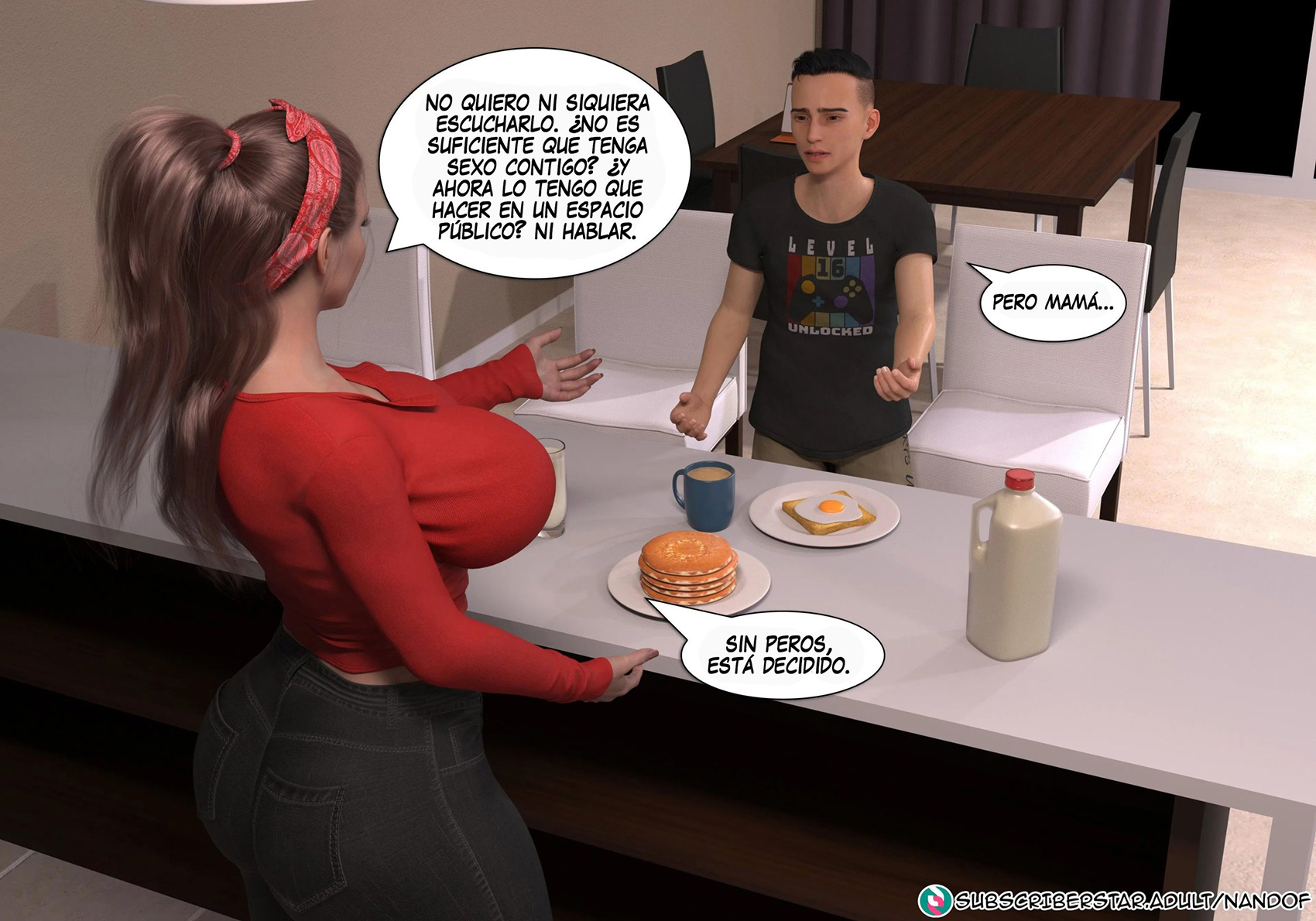[NandoF] My Mom is my PornStar 9 (Comic Porn)