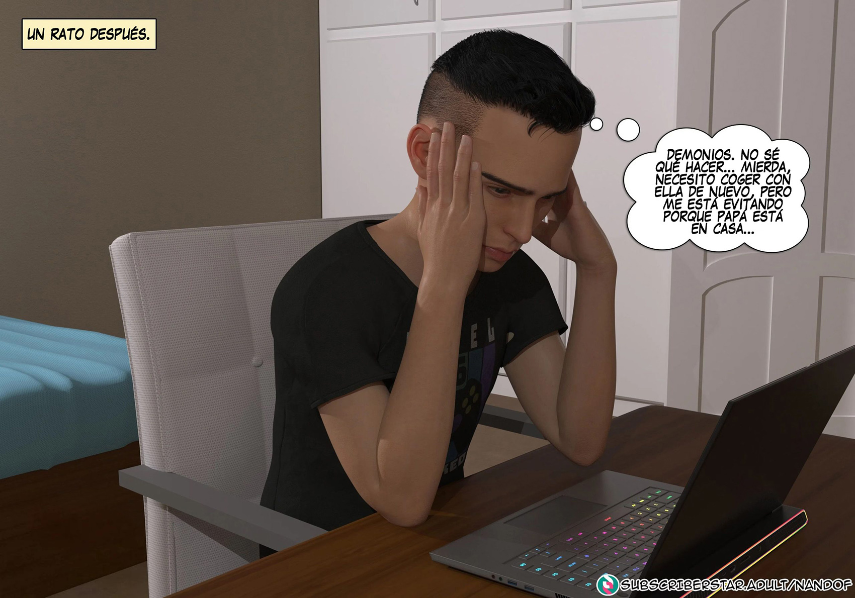 [NandoF] My Mom is my PornStar 9 (Comic Porn)