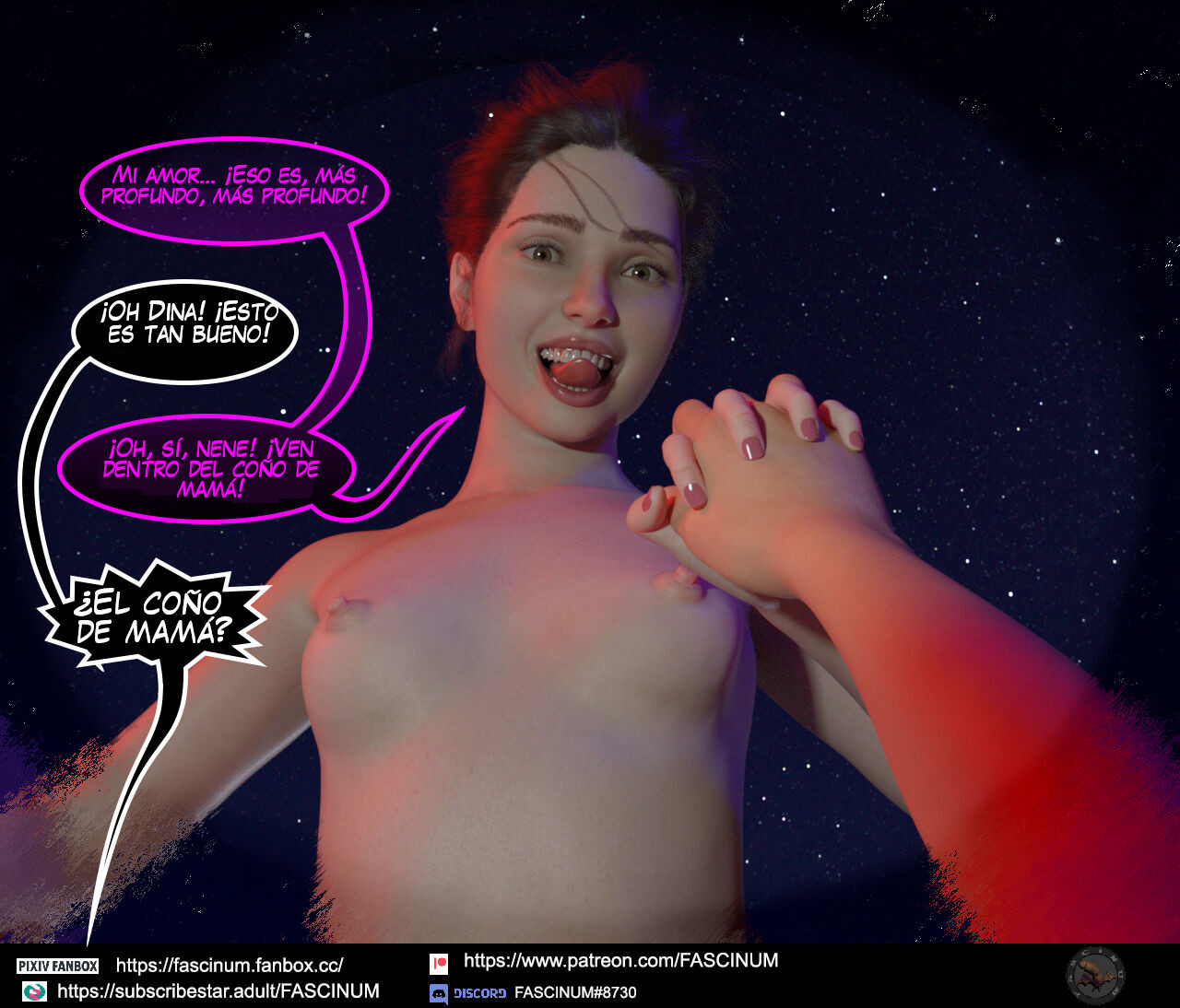 [Fascinum] MOMMYS Bimbofication Trouble (Comic Porn)