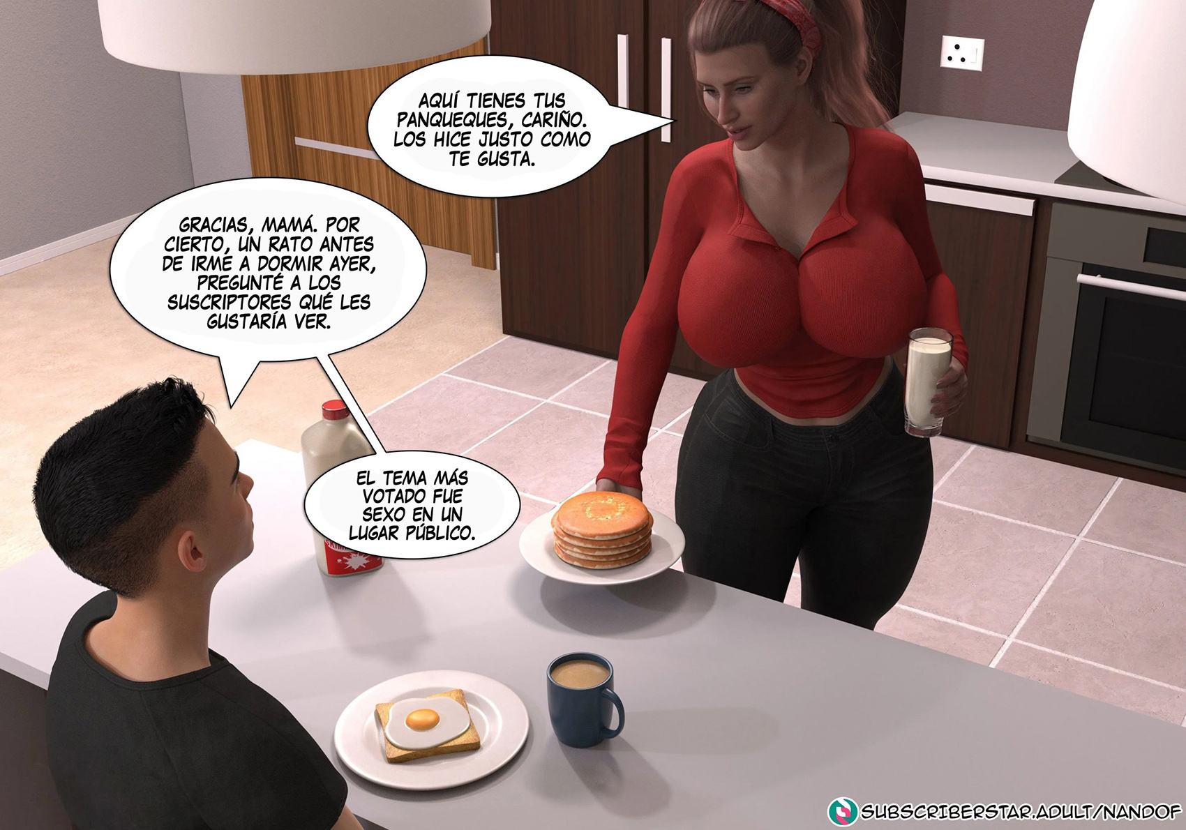 [NandoF] My Mom is my PornStar 9 (Comic Porn)