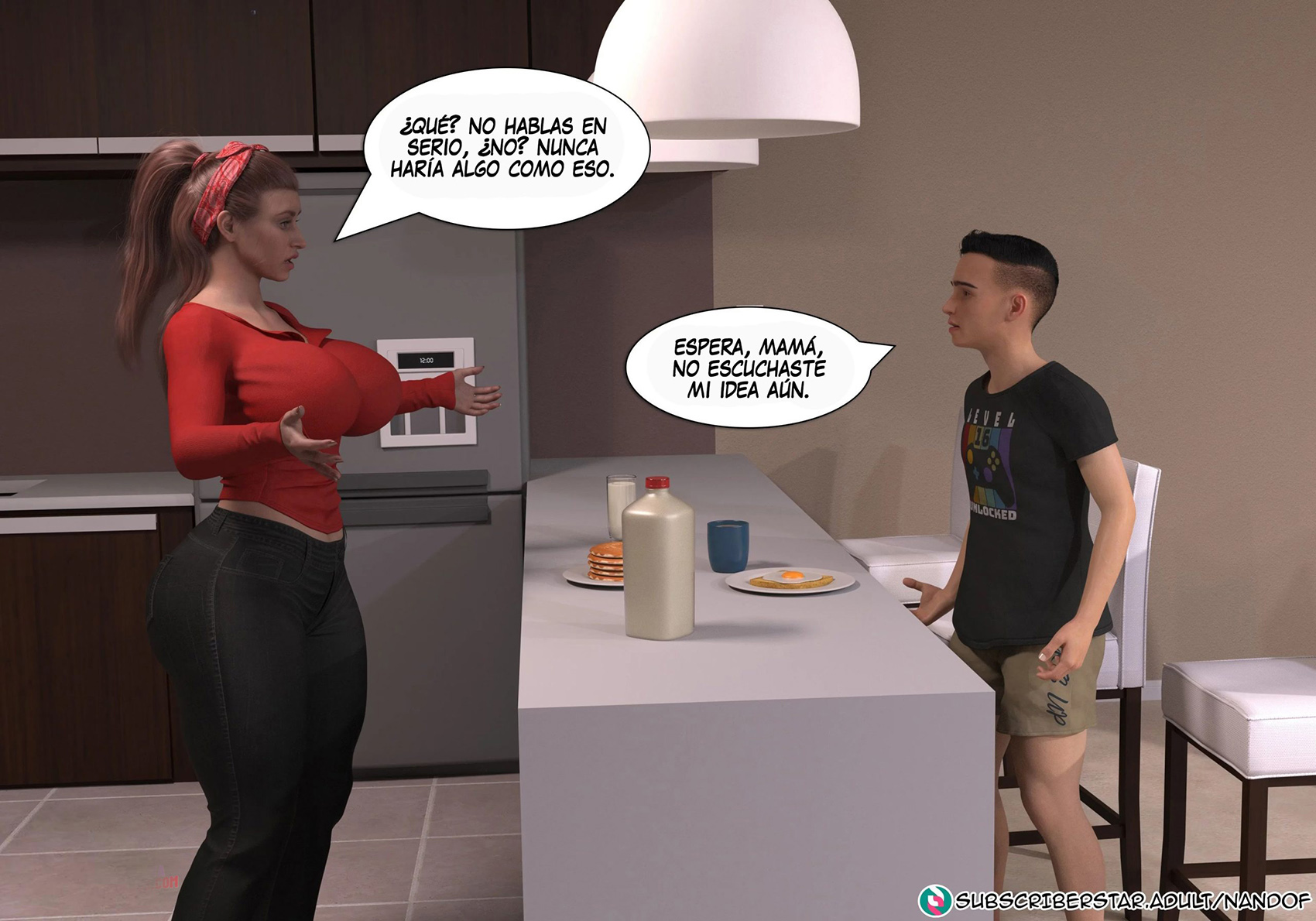 [NandoF] My Mom is my PornStar 9 (Comic Porn)