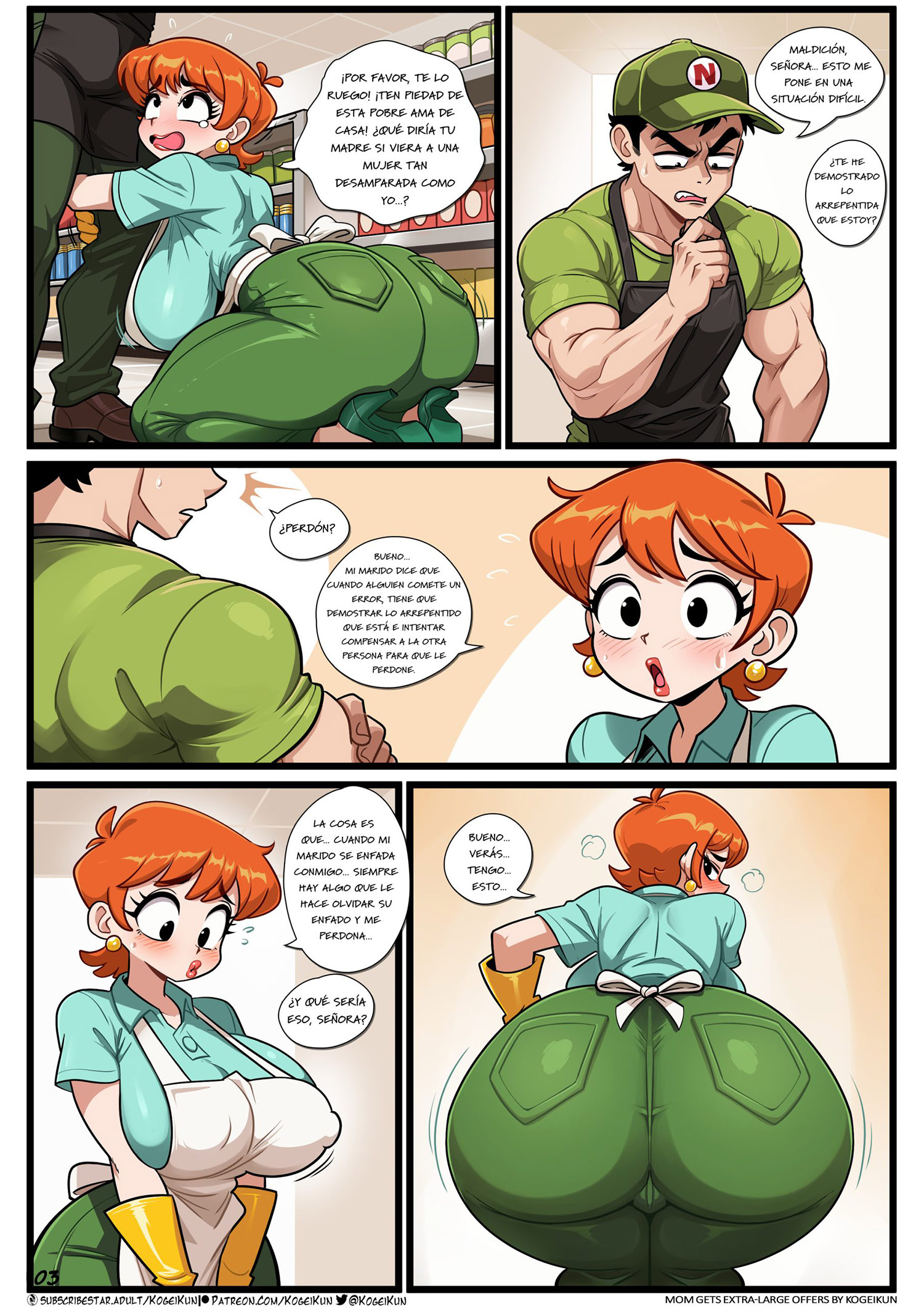 [Kogeikun] Mom Gets Extra Large Offers